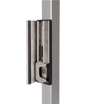 Adjustable security keep out of stainless steel