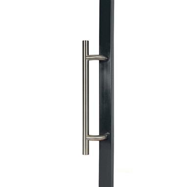 Fixed stainless steel handle