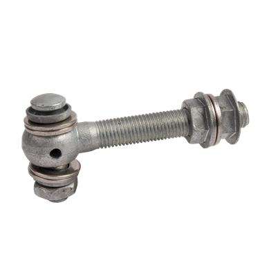 Hot-dip galvanized eyebolt set