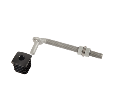 J-Bolt Stainless steel with polyamide plugs