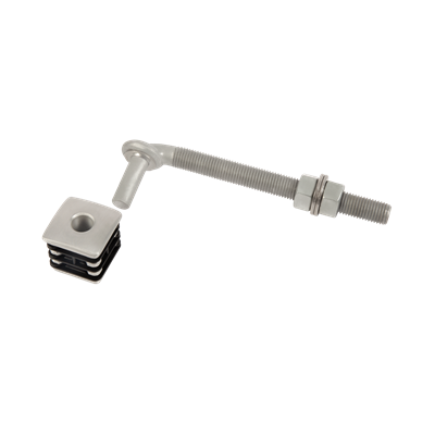 J-Bolt Stainless steel with aluminum plugs