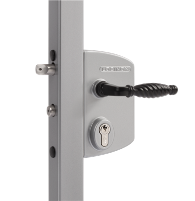 Surface mounted gate lock