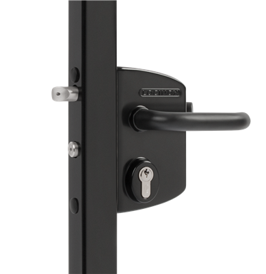 Surface mounted gate lock