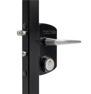 Surface mounted US Mortise cylinder gate lock (USA)