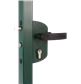 Surface mounted garden gate lock Surface mounted garden gate lock