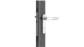 Insert lock with 2-3/8" backset for profiles of 3-1/8" or more