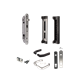 Complete insert lock set with keep for metal, vinyl or aluminum gates Complete insert lock set with keep for metal, vinyl or aluminum gates