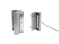 Surface mounted electromagnetic lock with integrated pull/push handles