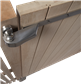 Vandal-proof 4D-hinge for wooden gates Vandal-proof 4D-hinge for wooden gates