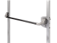 Push bar in aluminum for surface mounted gate locks Push bar in aluminum for surface mounted gate locks