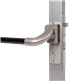 Aluminum push bar for insert locks Aluminum push bar for insert locks