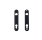 Aluminum anodized cover plate for insert locks Aluminum anodized cover plate for insert locks