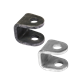 U-shaped ear plate in black steel U-shaped ear plate in black steel