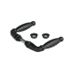 Ornamental handle pair in zamac Ornamental handle pair in zamac