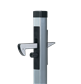 Gate hold-back catch in aluminum Gate hold-back catch in aluminum