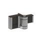 Compact 2-way adjustable 180° surface mounted hinge Compact 2-way adjustable 180° surface mounted hinge