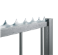 Electrogalvanized security strips to weld on Electrogalvanized security strips to weld on