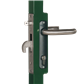 Mortise lock for ornamental gates, fits welding lock box