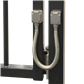 Reinforced, braided stainless steel guiding cable Reinforced, braided stainless steel guiding cable