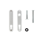 Set of cover plates for insert locks