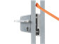 Surface mounted gate lock