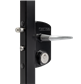 Surface mounted US Mortise cylinder gate lock (USA)