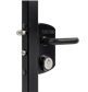 Surface mounted US Mortise cylinder gate lock (USA)